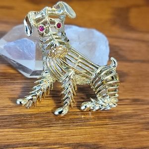 Sitting Dog pin